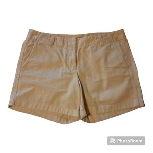 J Crew* Broken in Boyfriend* 100%Cotton* Khaki  Shorts* Sz 6